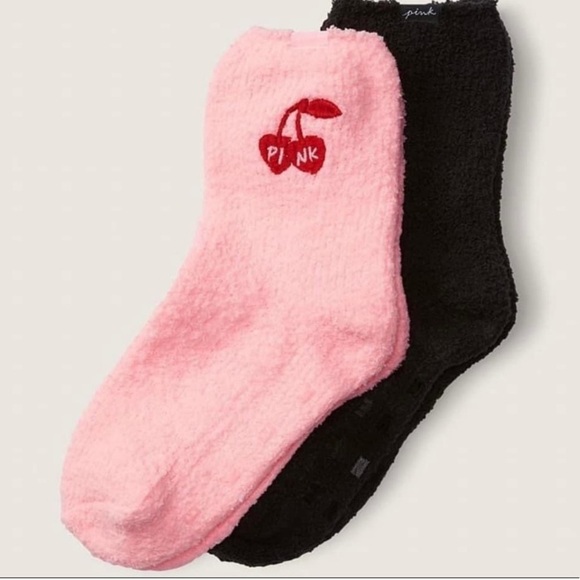 Pink MARSHMALLOW KNIT SOCK 2-PACK - Picture 1 of 1